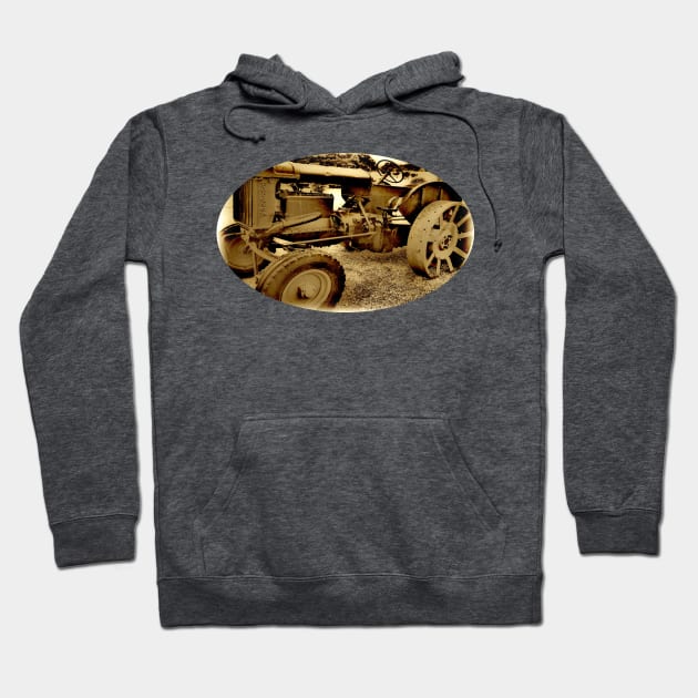 Vintage Tractor Hoodie by Andyt